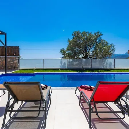 Cavdir 2 Bedroom Secluded With Private Pool Hot Tub 卡尔坎