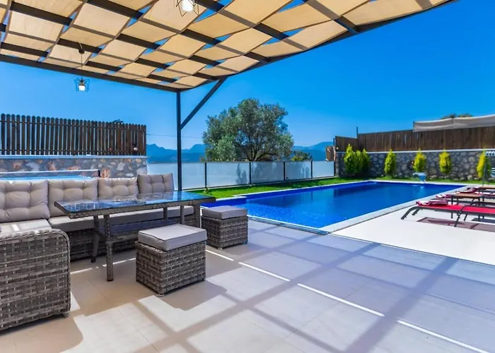 Cavdir 2 Bedroom Secluded With Private Pool Hot Tub 别墅 卡尔坎