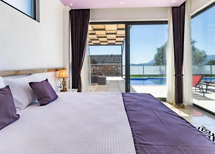 Cavdir 2 Bedroom Secluded With Private Pool Hot Tub 别墅 卡尔坎